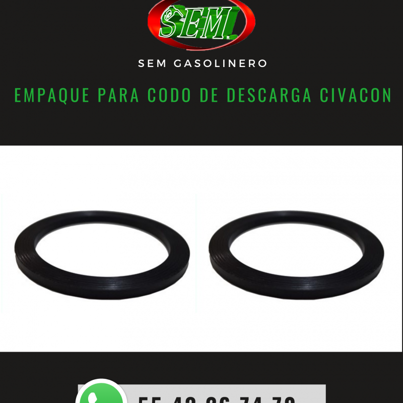 EMPAQUE PARA CODO DE DESCARGA CIVACON