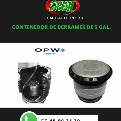 CONTENEDOR DE DERRAMES DE 5 GAL