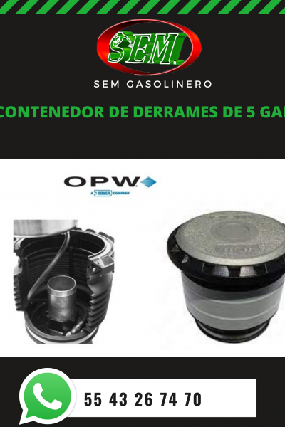 CONTENEDOR DE DERRAMES DE 5 GAL