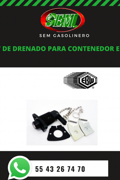 KIT DE DRENADO PARA CONTENEDOR EBW