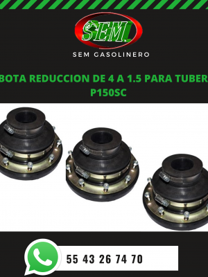 BOTA REDUCCION DE 4 A 1.5 PARA TUBERIA P150SC