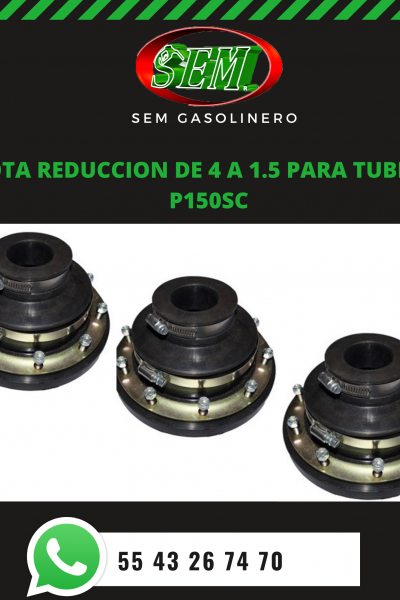 BOTA REDUCCION DE 4 A 1.5 PARA TUBERIA P150SC