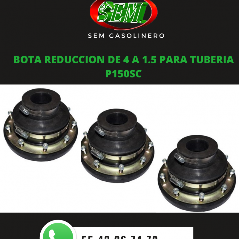 BOTA REDUCCION DE 4 A 1.5 PARA TUBERIA P150SC