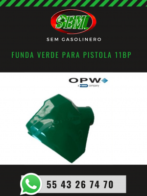 FUNDA VERDE PARA PISTOLA 11BP