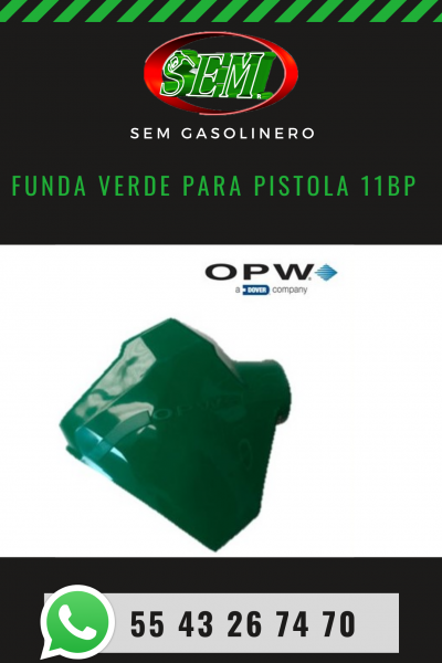 FUNDA VERDE PARA PISTOLA 11BP