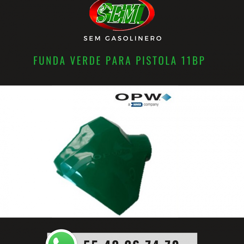 FUNDA VERDE PARA PISTOLA 11BP