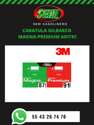 CARATULA GILBARCO MAGNA PREMIUM ADITEC