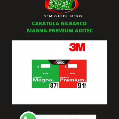 CARATULA GILBARCO MAGNA PREMIUM ADITEC