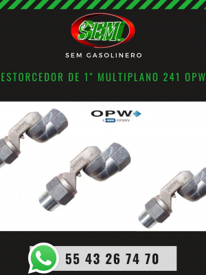 DESTORCEDOR DE 1" MULTIPLANO