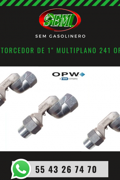 DESTORCEDOR DE 1" MULTIPLANO