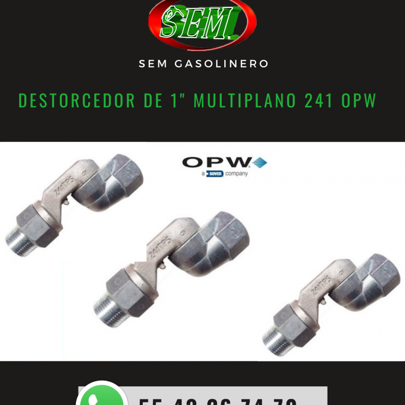 DESTORCEDOR DE 1" MULTIPLANO