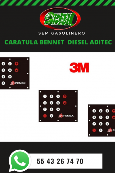 CARATULA BENNET DIESEL NUEVO ADITEC